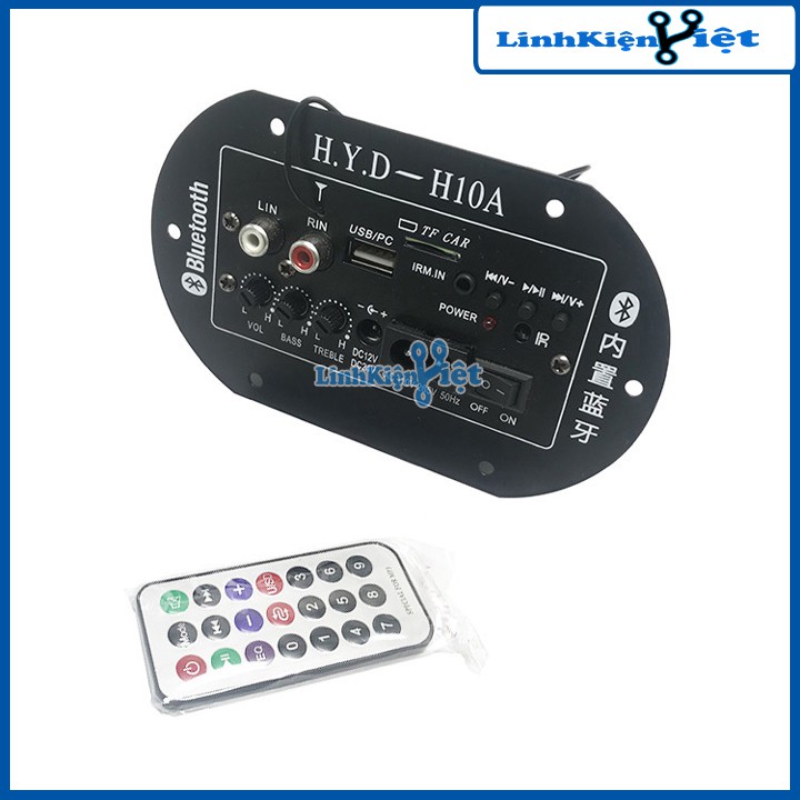 Mạch Loa Siêu Trầm 220VAC 12V-24VDC/Bluetooth/Loa 6-10 inch 120W H10A