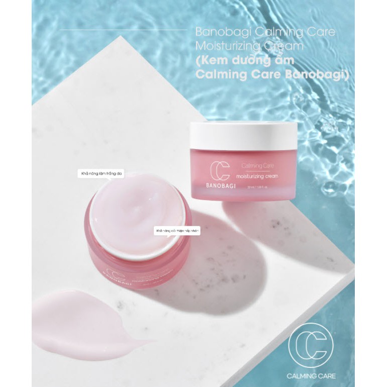 Kem dưỡng ẩm BANOBAGI Calming Care Moisturizing Cream (Chính hãng - Tem chống hàng giả bộ công an - date 2023) | BigBuy360 - bigbuy360.vn