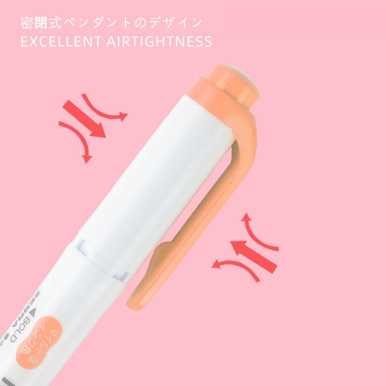 Bộ 5 Bút Dạ Quang Họa Tiết Ngựa Vằn Nhật Bản Xinh Xắn