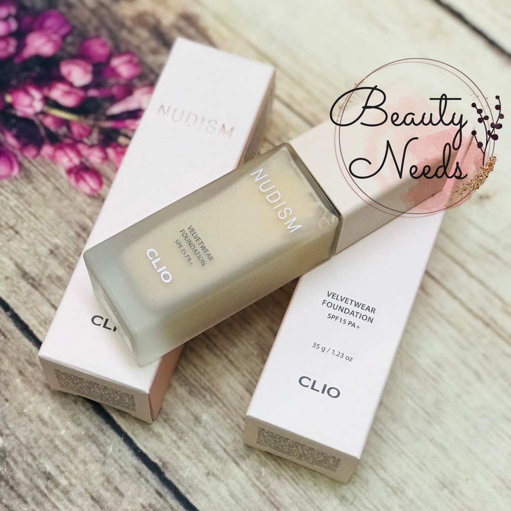 Kem Nền Clio Nudism Velvetwear Foundation