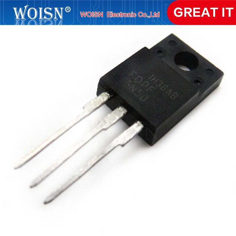 Bộ 10 linh kiện điện tử fFDPF5N50UT FDPF5N50 5N50UT 5N50 TO-220F 500V 5A