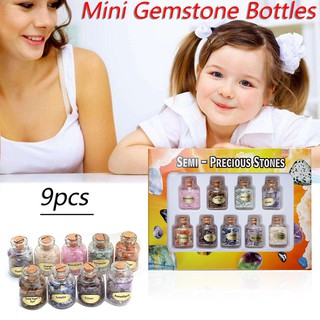 Set 9 Lọ Đá Thạch Anh Mini