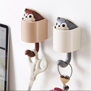 Móc treo đồ hình sói siêu cute chịu lựa 2.5 kg