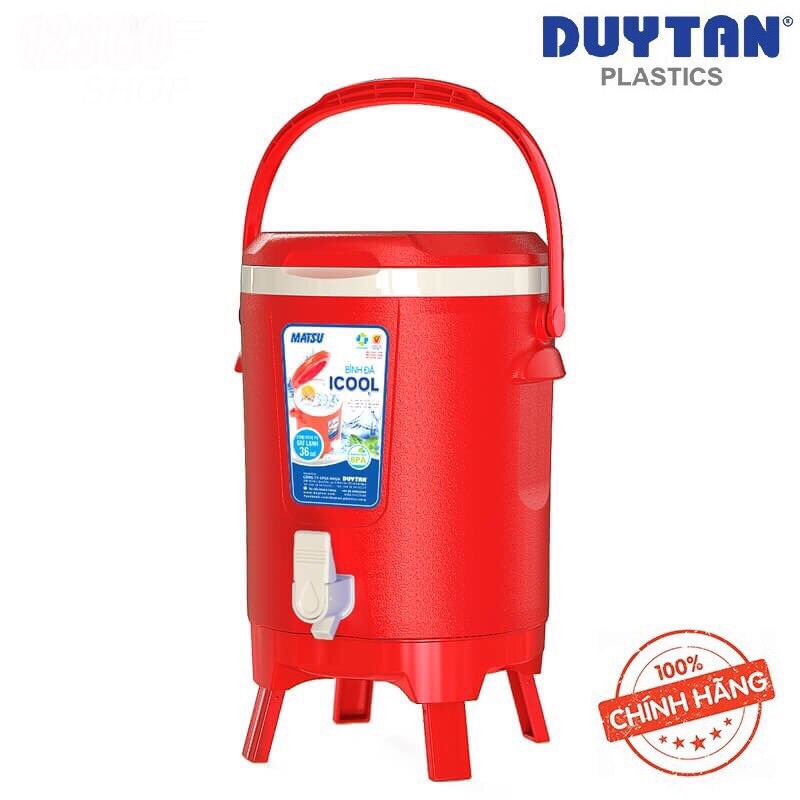 Bình nước có vòi Duy Tân 6L 8L 10L giữ lạnh 36h icool cooler