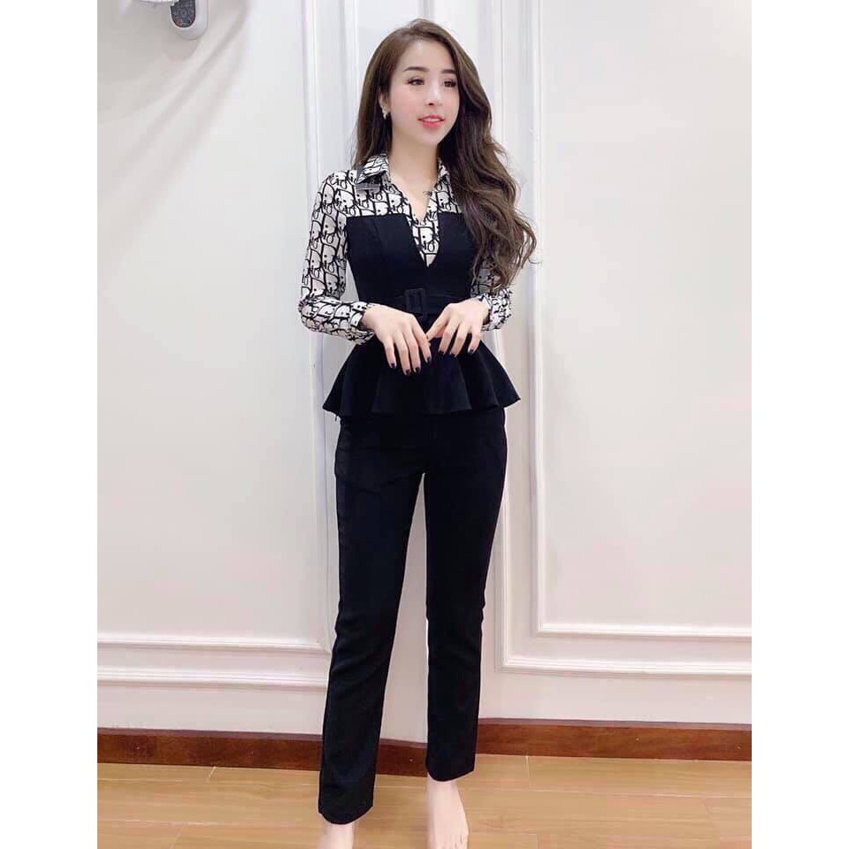 Set trang phục công sơ thanh lịch