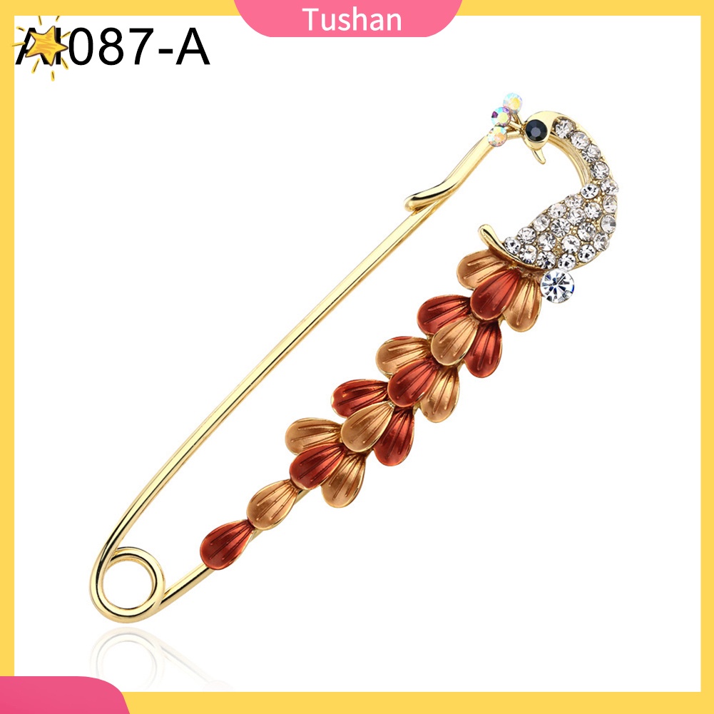 Ghim Cài Áo Hình Kim Băng Đính Đá Nhân Tạo Thời Trang Cho Nữ