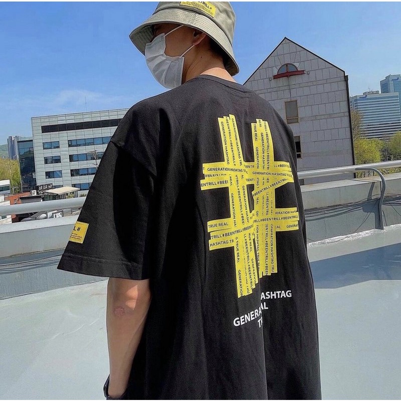 ⚡️ Áo Phông Unisex Beentrill Logo Black HÀNG XUẤT DƯ FULL TEM TAG