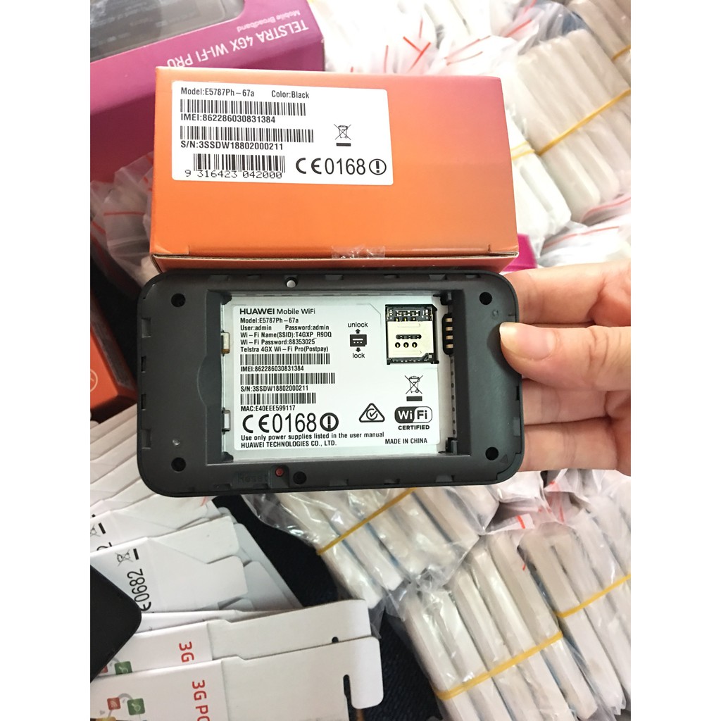 Bộ phát wifi 4G Huawei E5787 300Mpbs, Upload 50Mbps, màn hình cảm ứng | BigBuy360 - bigbuy360.vn