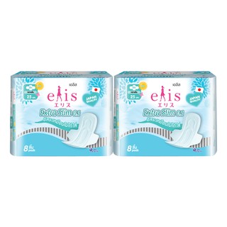 Combo 2 gói Băng vệ sinh siêu mỏng  Elis Extra Slim 0.1 miếng 25 cm ( 8 miếng/gói ) 