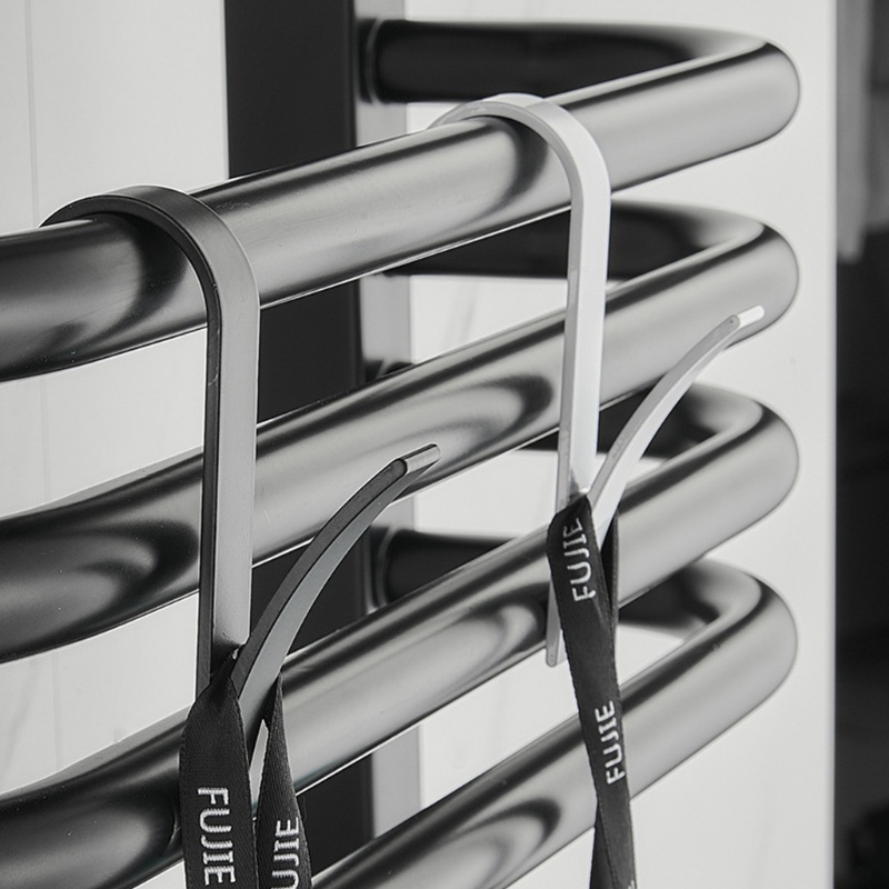 Set 6 Móc Treo Áo Khoác / Khăn Tắm Bằng Kim Loại Chống Mài Mòn