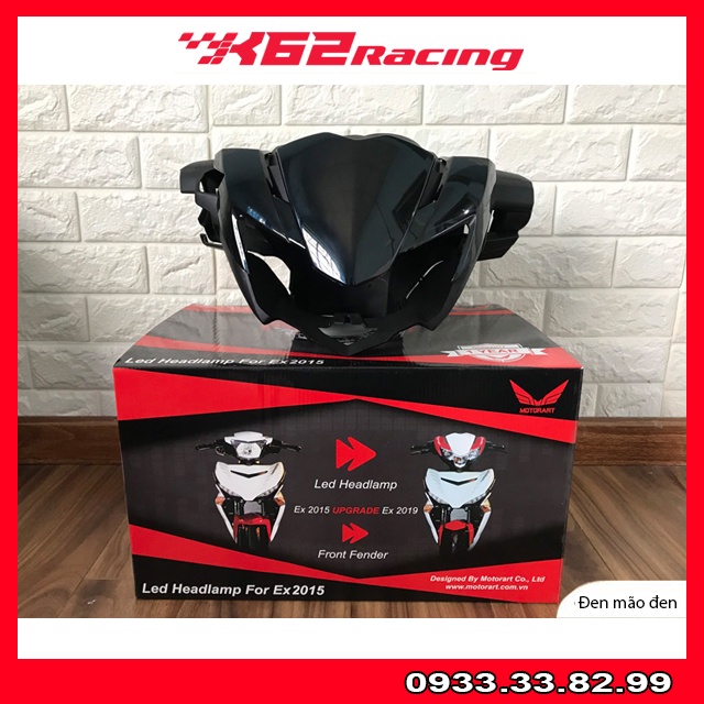 Không chóa led - đầu đèn exciter 2019 lắp như zin cho anh em đang đi exciter 2015 đến exciter 2018