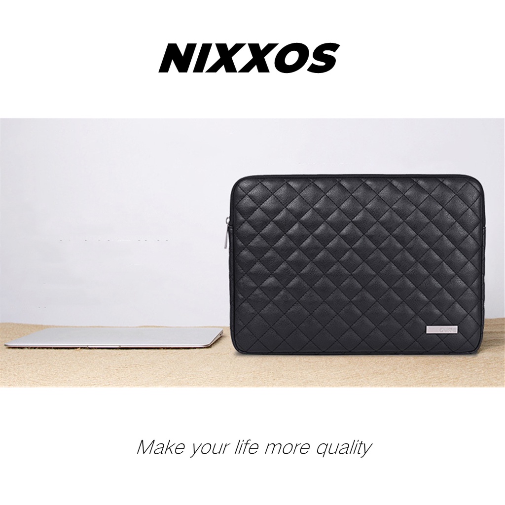 NIXXOS Túi Đựng Bảo Vệ Laptop 15 &quot;14&quot; 13 &quot;12&quot; 11 &quot;inch 15 inch Có Khóa Kéo Tiện Dụng