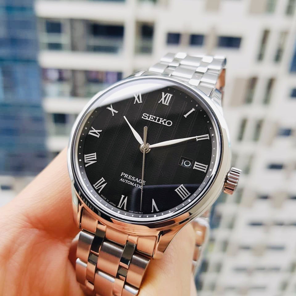 Đồng hồ nam Seiko Presage Karesansui Model  SRPC81J1 - Máy Automatic - Kính Sapphire - MADE IN JAPAN