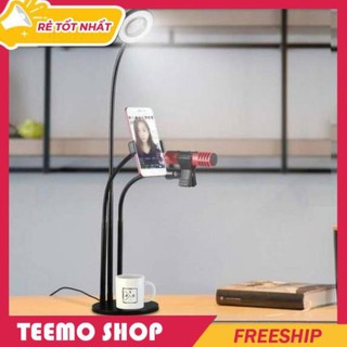Bộ đèn livestream đa năng 3 trong 1, kiêm đèn đọc sách 3 chế độ