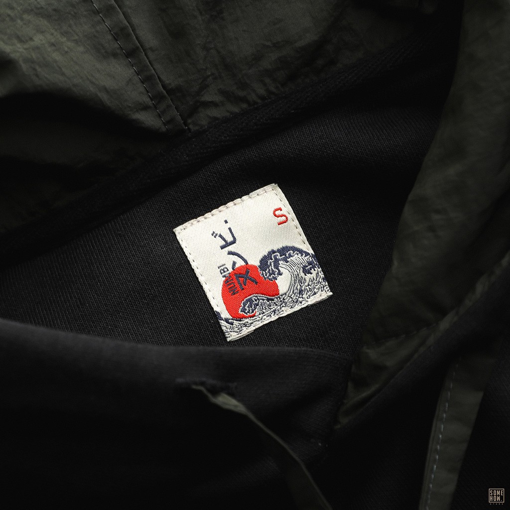 Áo Hoodies Numbi Đen Mix Rêu | BigBuy360 - bigbuy360.vn