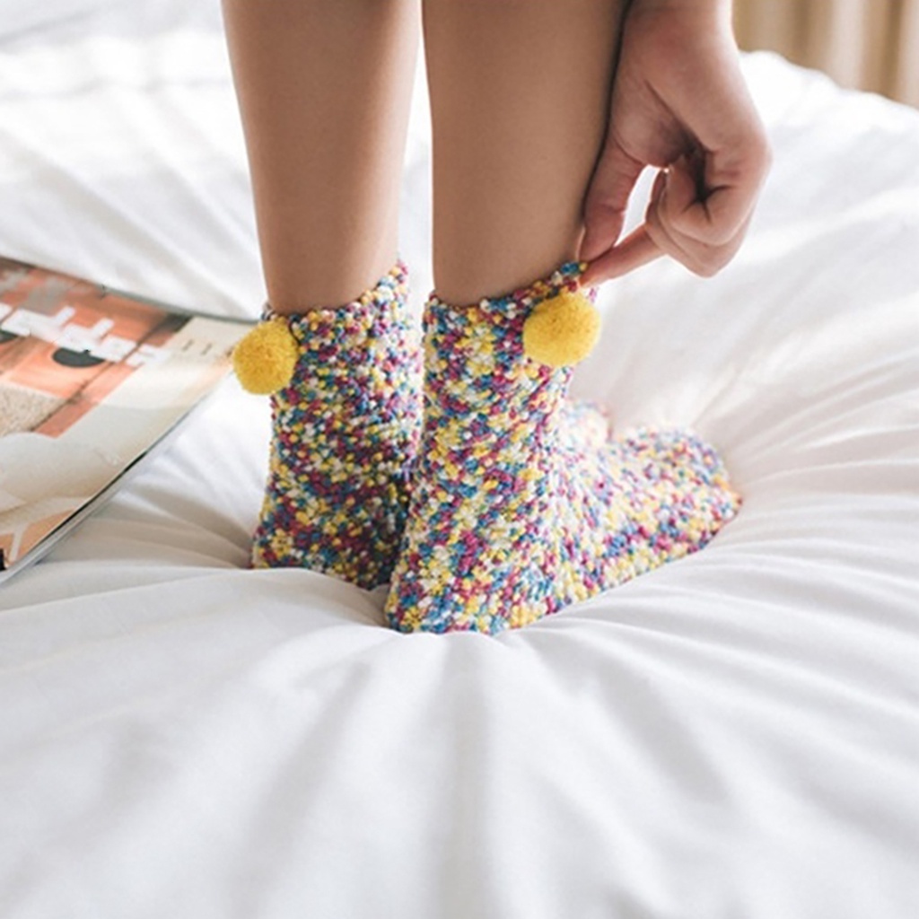 Vớ Cotton Dày Ấm Áp Cho Nữ