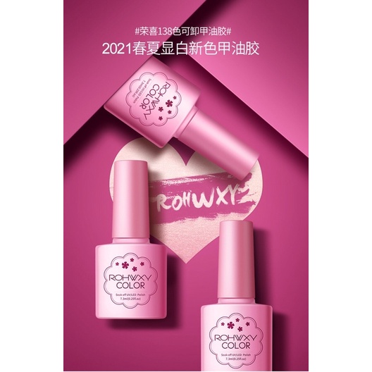 (màu 21-40) Bảng màu ROHWXY COLOR cao cấp 138 màu 7.3ml