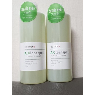 Sữa rửa mặt cho da mụn nhạy cảm illiyoon 500ml
