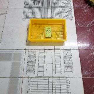 Lồng Pet inox xi 2 tầng