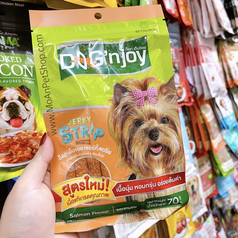 Bánh DOG'N JOY Jerky 70g