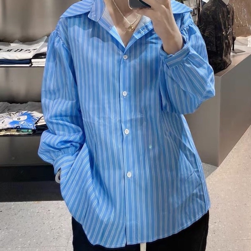 💎 Áo sơ mi sọc tay dài hở lưng 💎