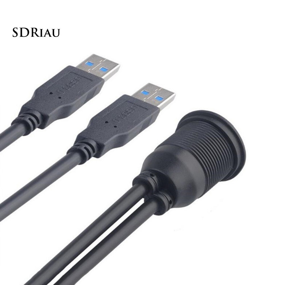Bộ cáp treo nối dài cho xe máy USB 3.0 kèm 4 ốc vít và phụ kiện bằng nhựa tiện dụng