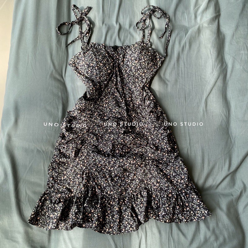 Váy đầm hoa nhí có mút ngực kèm ảnh thật design by UNO Studio | BigBuy360 - bigbuy360.vn