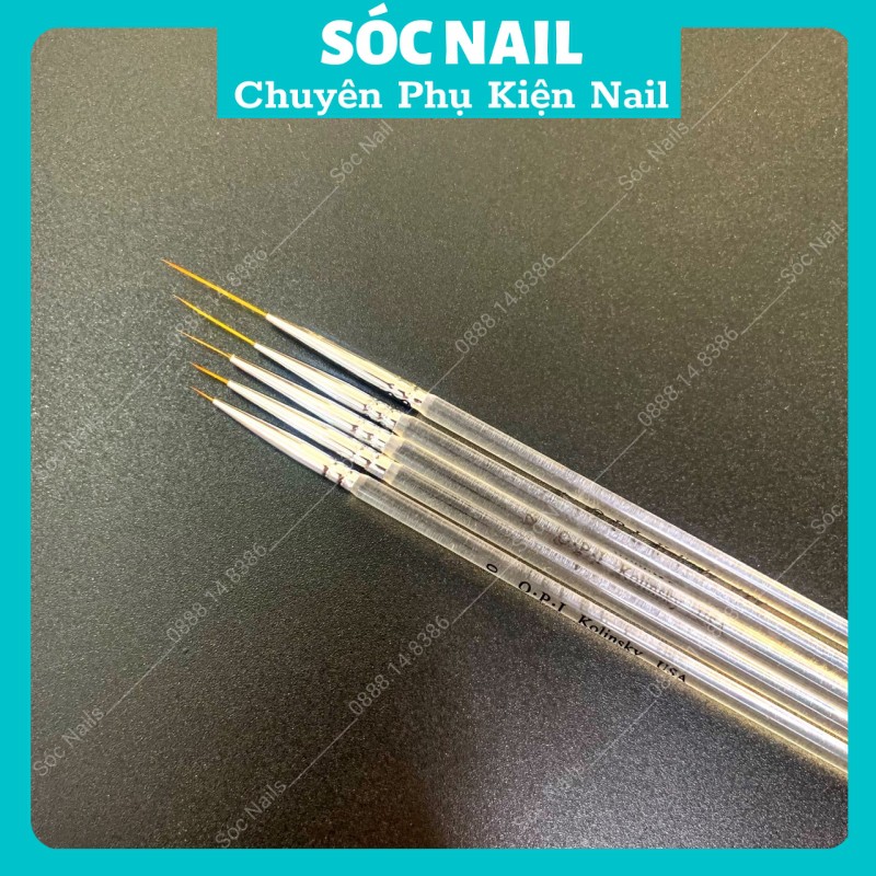Cọ Nét OPI Cán Nhựa Vẽ Móng Siêu Mảnh