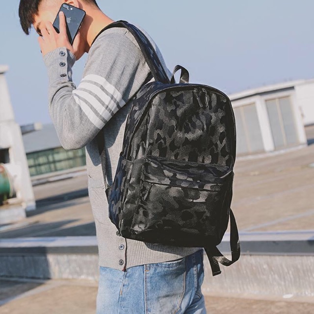 Balo camo đen