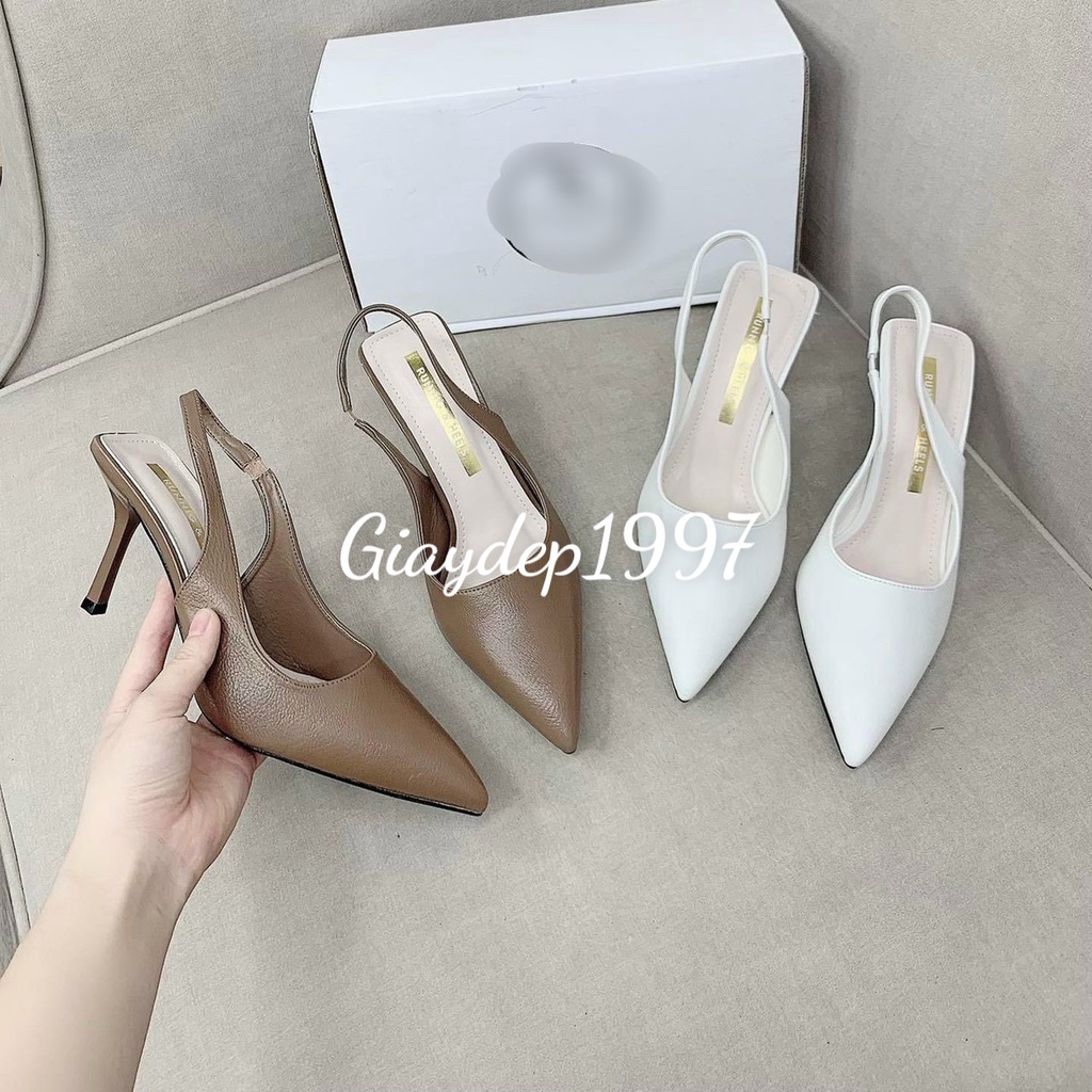 Giày Cao Gót Bít Mũi Gót Nhọn  Chất Xịn Kiểu Dáng Sang Chảnh Cực Nữ Tính Gót Cao 7cm Hot new - MÃ BBBBB