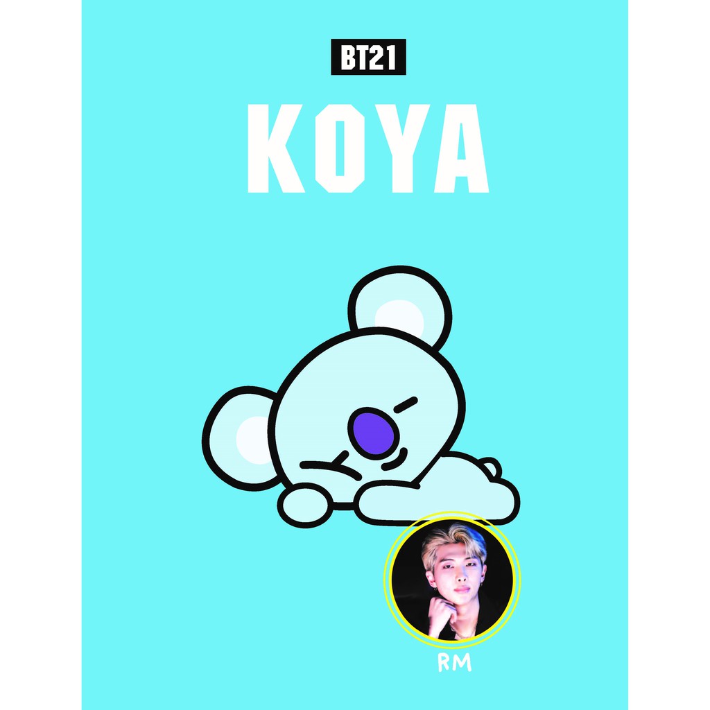 Sổ A4 BTS - Koya BT21 (CACHEP)