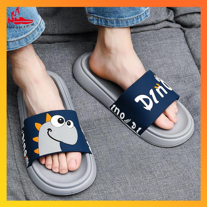 Dép mềm Dép Lê Đế Dày Size Lớn In Họa Tiết Hoạt Hình Thời Trang Mùa Hè Cho Nam