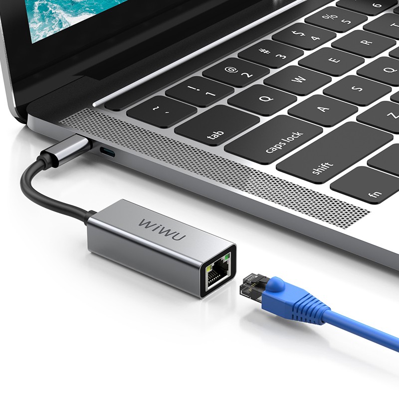 Cáp Chuyển Usb Type C Ra Sang Mạng Lan RJ45 Tối Độ 1GB Ugreen Cho Macbook Laptop Smart Phone