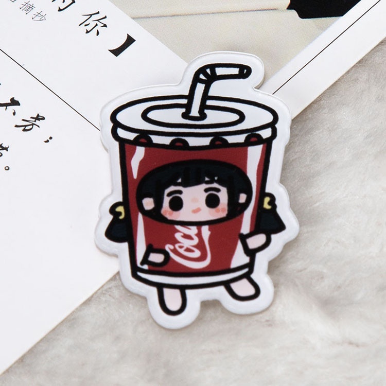 Pin cài balo sticker phụ kiện cài trang trí túi xách balo đáng yêu LOT STORE ST1000