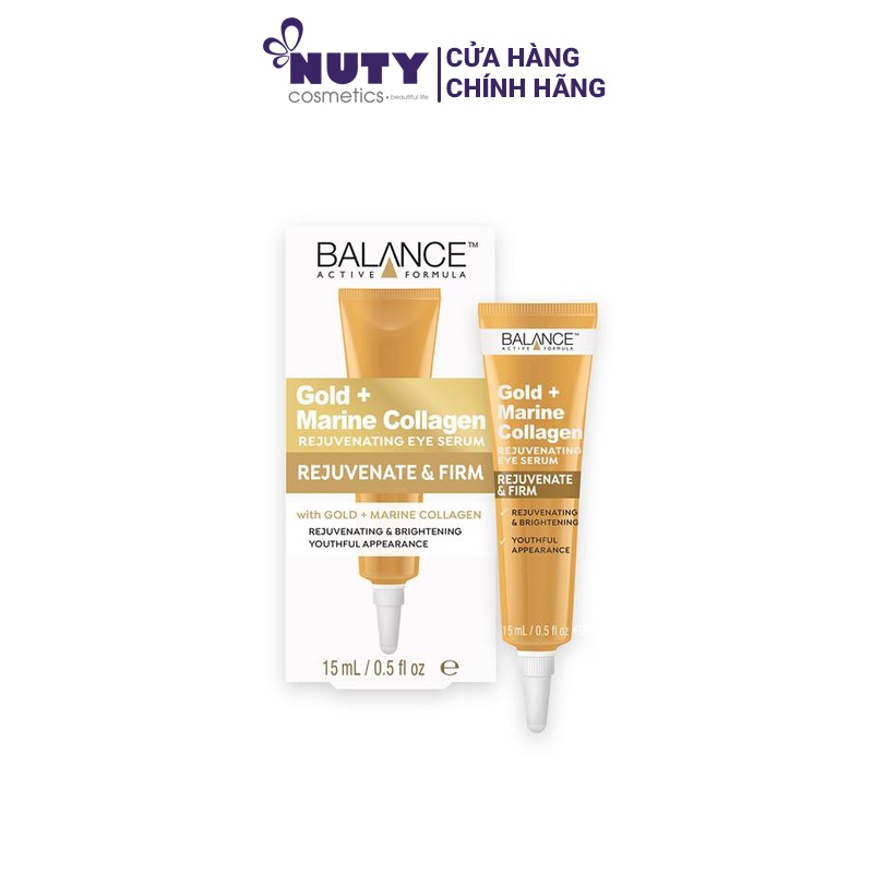 Tinh Chất Trẻ Hóa Và Căng Mịn Vùng Da Dưới Mắt Balance Gold + Marine Collagen Rejuvenating Eye Serum (15ml)