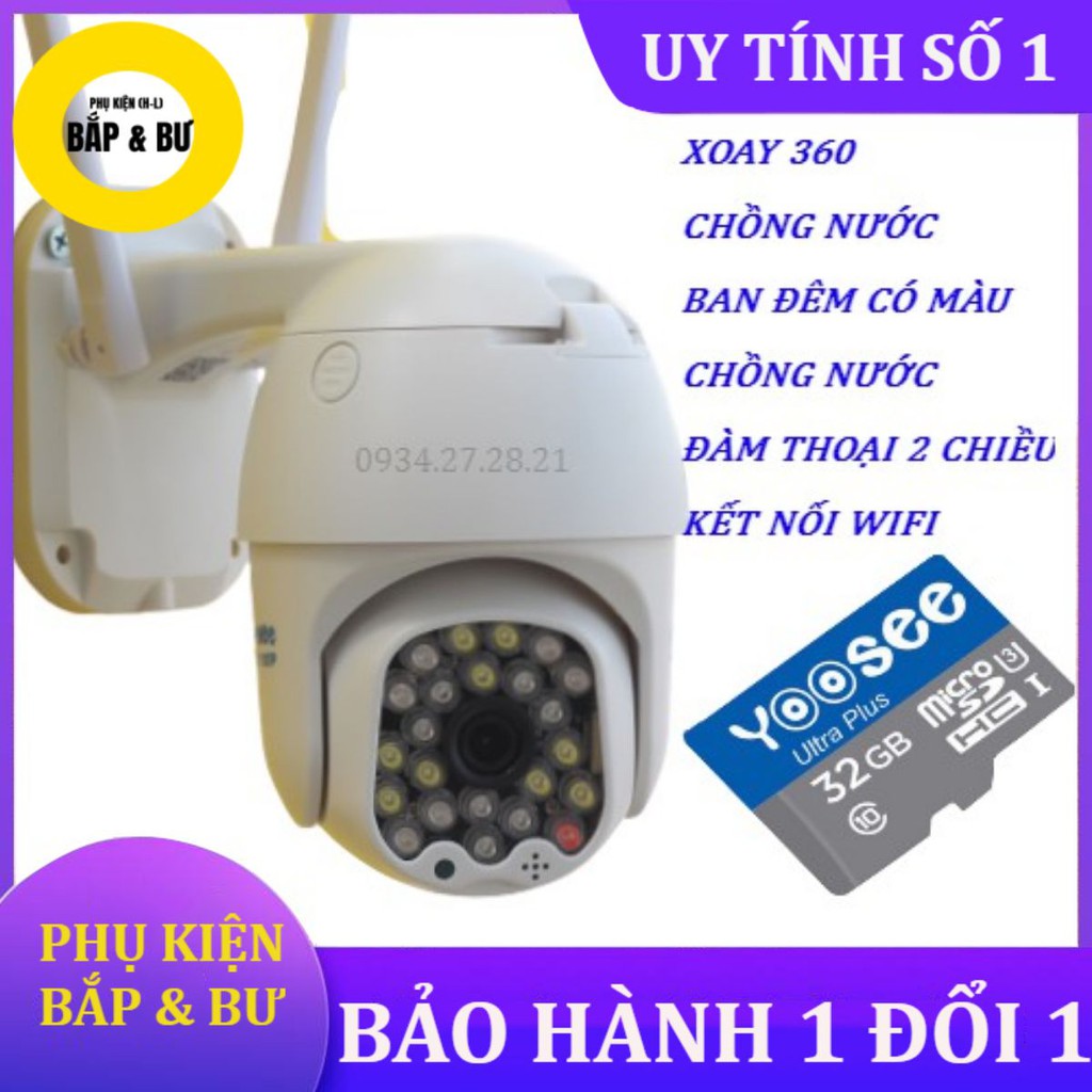 🌟camera ngoài trời xoay 23 đèn🌟Camera yoosee ngoài trời xoay độ chuẩn 2.0mpx  phần mềm yoosee tiếng việt 23 ĐÈN | BigBuy360 - bigbuy360.vn