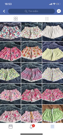Quần đùi cotton Thái