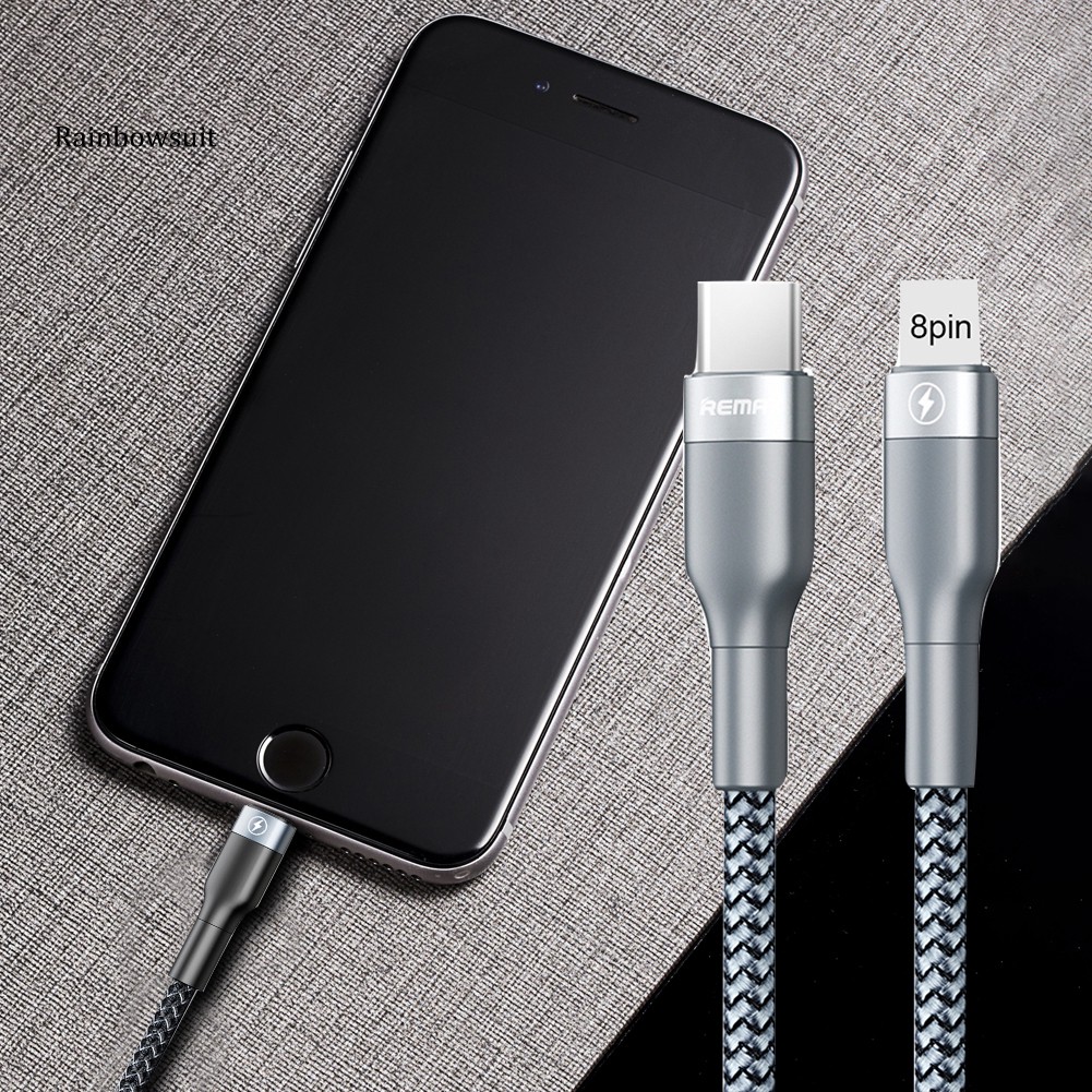 Dây Cáp Sạc Nhanh Remax Rc-009 1m 3a Pd Cho Iphone