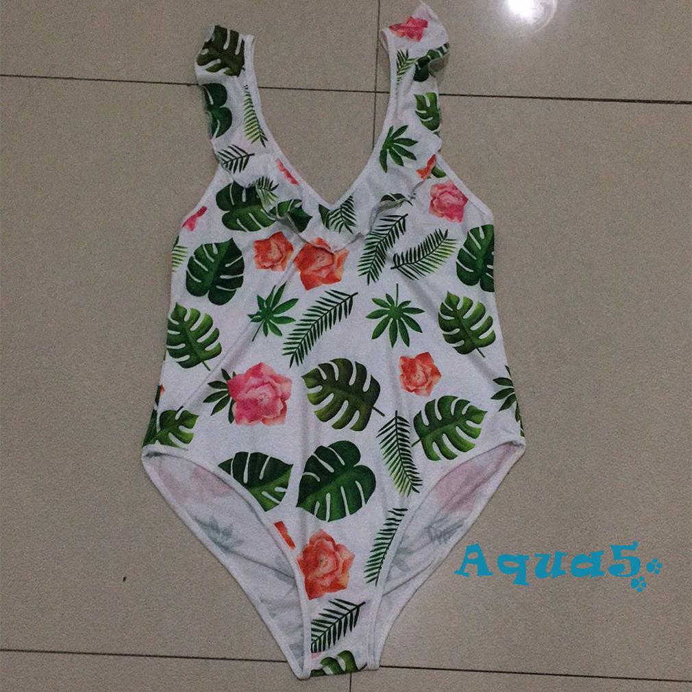 Bikini liền thân họa tiết tươi sáng mùa hè cho mẹ và bé