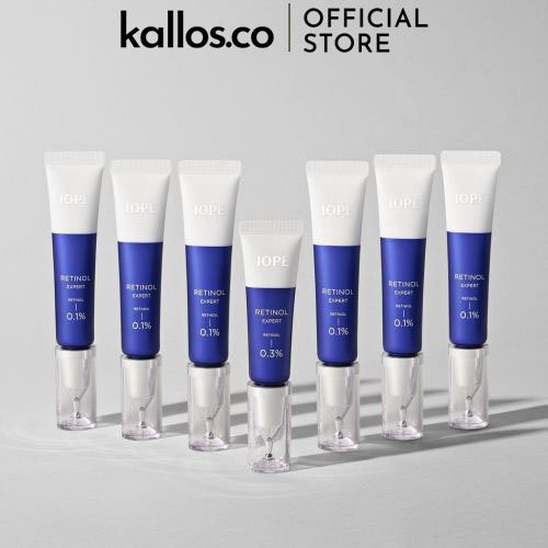 Tinh Chất IOPE Retinol Super Bounce Serum, Retinol Expert 0.1%, 0.3% Wrinkle Corrector Chống Lão Hoá - Kallos Vietnam