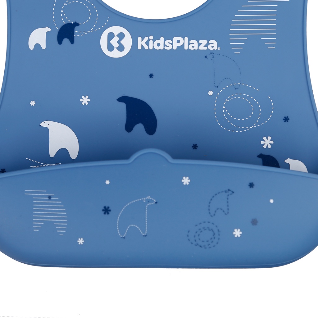 Yếm ăn silicon Kids Plaza BIB023 (Nhiều mẫu)