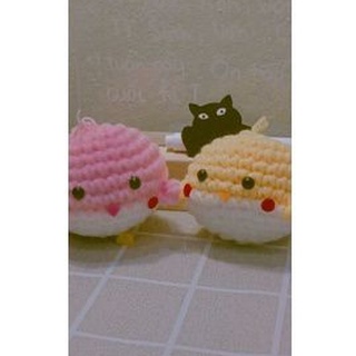 Móc khóa gà bông handmade cute🐥❤