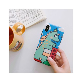 Ốp iPhone - Ốp khủng long xanh