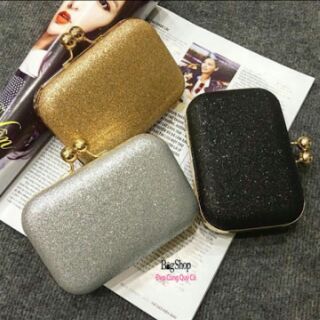 Ví clutch kim tuyến (ảnh thật )