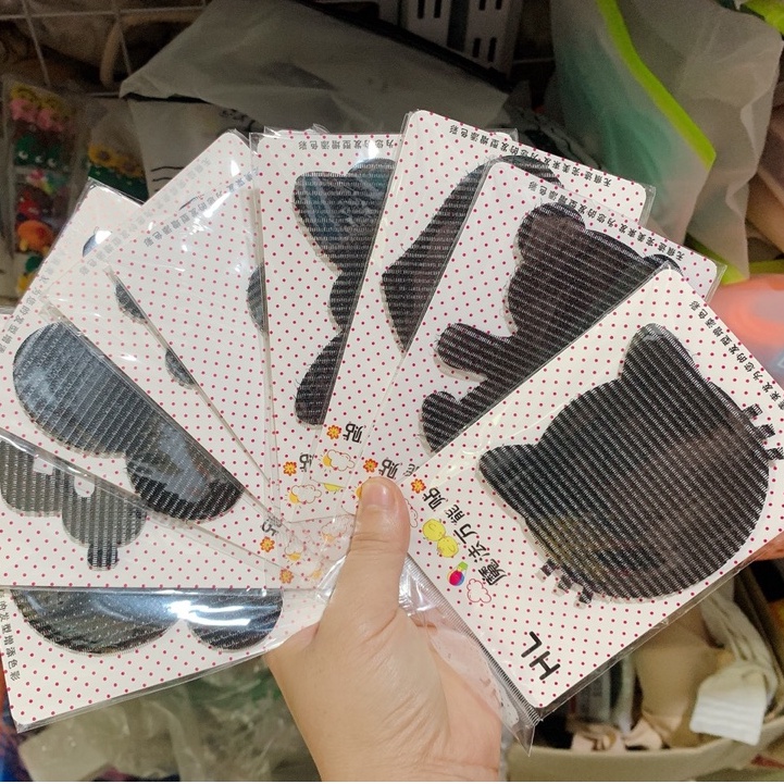 Set 10 miếng dán tóc tự dính cố định tóc khi trang điểm nhiều hình tienich247