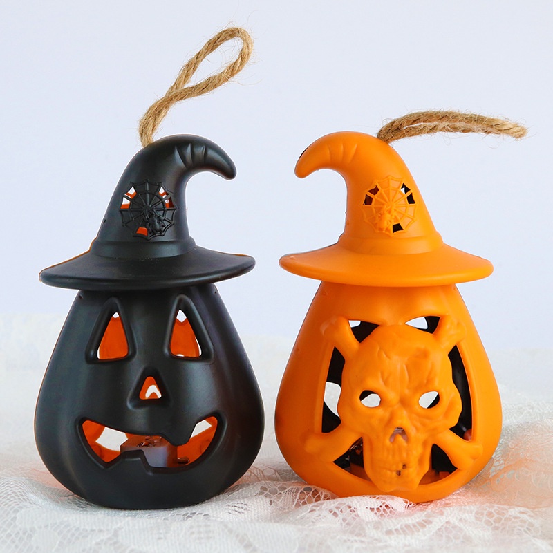 Đèn Lồng LED Hình Đầu Lâu Trang Trí Halloween