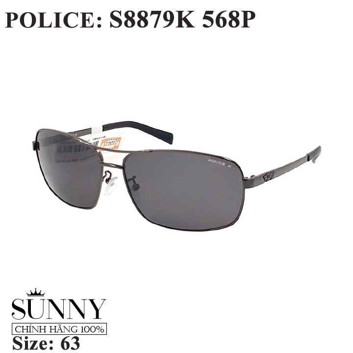 Kính mát chính hãng Police S8879K màu sắc thời trang, thiết kế dễ đeo bảo vệ mắt