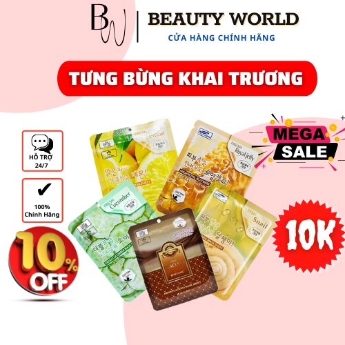 Mặt Nạ Giấy 3W Clinic Dưỡng Da Mask Sheet Chính Hãng Hàn Quốc