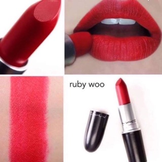 Son môi cao cấp (đỏ huyền thoại Mac Ruby woo)