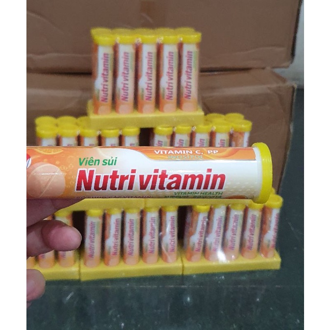 Viên sủi NUTRI VITAMIN - Bổ sung các vitamin, giúp nâng cao sức đề kháng